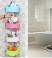 1pcs Plastic Corner Triangle Shelf