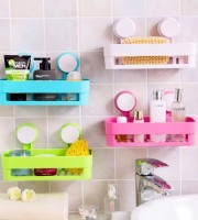 1pcs Plastic Corner Triangle Shelf
