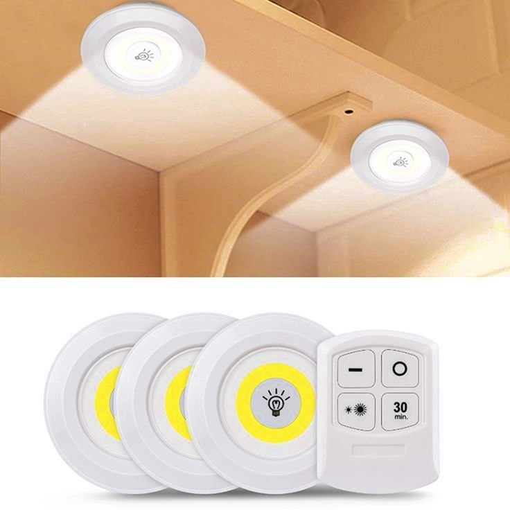 Wireless Under Cabinet Light Closet Light – 3pcs Set